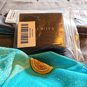 Talbots NWT Lemon Drop Brooch Sealed Box